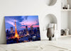 Tokyo Tower Twilight Glass Wall Art by Insigneart USA