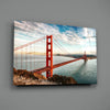 Golden Gate Bridge Glass Wall Art by Insigneart USA