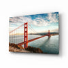 Golden Gate Bridge Glass Wall Art by Insigneart USA