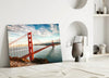 Golden Gate Bridge Glass Wall Art by Insigneart USA