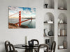 Golden Gate Bridge Glass Wall Art by Insigneart USA