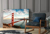 Golden Gate Bridge Glass Wall Art by Insigneart USA