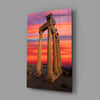 Temple of Apollo Glass Wall Art by Insigneart USA