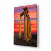 Temple of Apollo Glass Wall Art by Insigneart USA