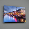 Nyhavn Glass Wall Art by Insigneart USA