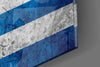 Flag of Greece Glass Wall Art by Insigneart USA