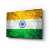 Flag of India Glass Wall Art by Insigneart USA