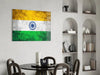 Flag of India Glass Wall Art by Insigneart USA