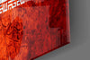 Flag of Iran Glass Wall Art by Insigneart USA