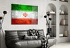 Flag of Iran Glass Wall Art by Insigneart USA