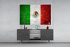 Flag of Mexico Glass Wall Art by Insigneart USA