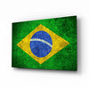 Flag of Brasil Glass Wall Art by Insigneart USA