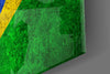 Flag of Brasil Glass Wall Art by Insigneart USA
