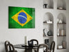 Flag of Brasil Glass Wall Art by Insigneart USA