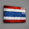 Flag of Tayland Glass Wall Art by Insigneart USA