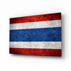 Flag of Tayland Glass Wall Art by Insigneart USA