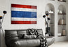 Flag of Tayland Glass Wall Art by Insigneart USA