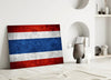 Flag of Tayland Glass Wall Art by Insigneart USA