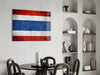 Flag of Tayland Glass Wall Art by Insigneart USA