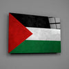 Flag of Palestina Glass Wall Art by Insigneart USA
