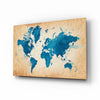 World Map Glass Wall Art by Insigneart USA