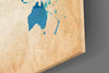 World Map Glass Wall Art by Insigneart USA