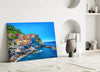 Manarola Glass Wall Art by Insigneart USA
