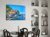 Manarola Glass Wall Art by Insigneart USA