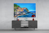 Manarola Glass Wall Art by Insigneart USA