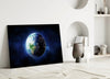 Earth Glass Wall Art by Insigneart USA
