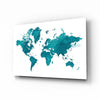 World Map Glass Wall Art by Insigneart USA