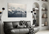 Snowy Mountains Glass Wall Art by Insigneart USA