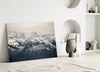 Snowy Mountains Glass Wall Art by Insigneart USA