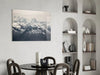 Snowy Mountains Glass Wall Art by Insigneart USA