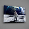 Space Walk Glass Wall Art by Insigneart USA