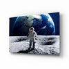 Space Walk Glass Wall Art by Insigneart USA