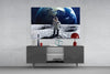 Space Walk Glass Wall Art by Insigneart USA