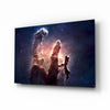 Space Clouds Glass Wall Art by Insigneart USA