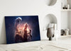 Space Clouds Glass Wall Art by Insigneart USA