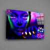 Neon Woman Glass Wall Art by Insigneart USA