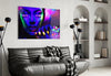 Neon Woman Glass Wall Art by Insigneart USA