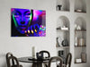 Neon Woman Glass Wall Art by Insigneart USA