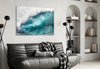 Wave Glass Wall Art by Insigneart USA