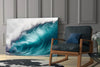 Wave Glass Wall Art by Insigneart USA