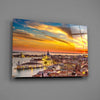 Sunset in Venice Glass Wall Art by Insigneart USA