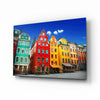 Stockholm House View Glass Wall Art by Insigneart USA
