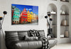 Stockholm House View Glass Wall Art by Insigneart USA