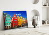 Stockholm House View Glass Wall Art by Insigneart USA