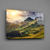 Mountain View Glass Wall Art by Insigneart USA