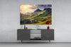 Mountain View Glass Wall Art by Insigneart USA